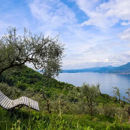 Vila Podere Sabaina, Private Mit Pool, Seeblick Und 3 Wohneinheiten Zur Alleinnutzung Torri Del Benaco
